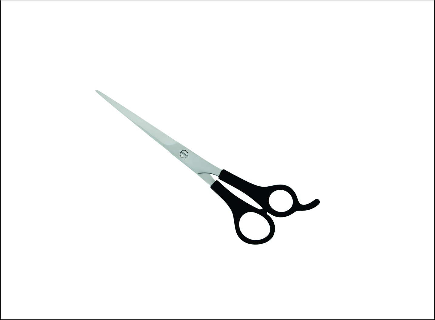 Plastic Handle Barber Scissors