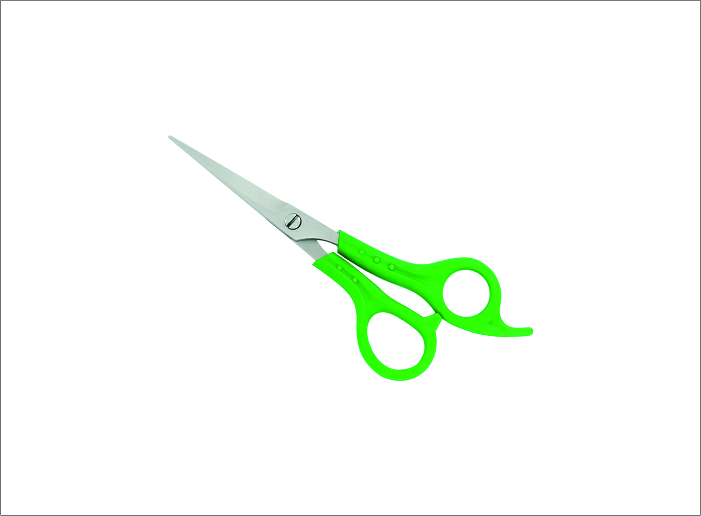 Plastic Handle Barber Scissors