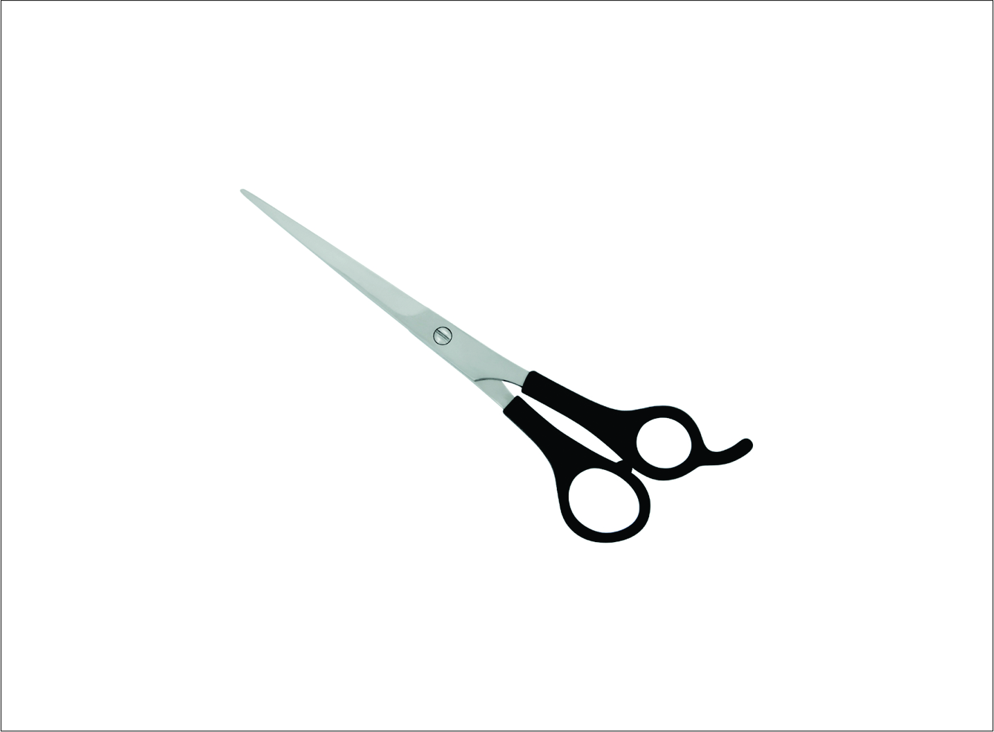Plastic Handle Barber Scissors