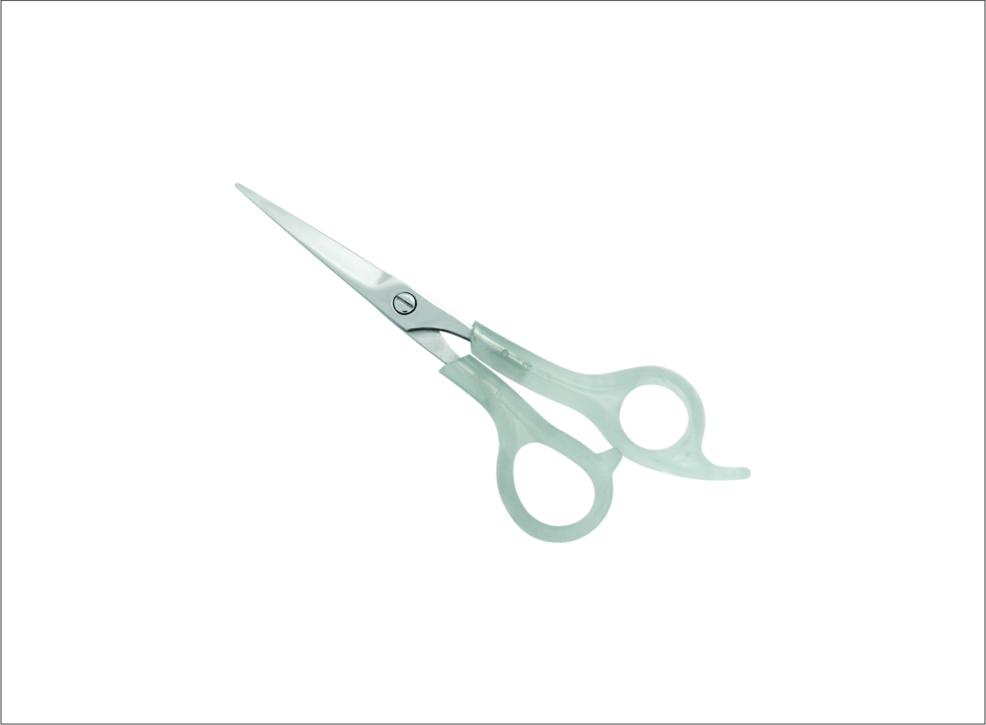 Plastic Handle Barber Scissors