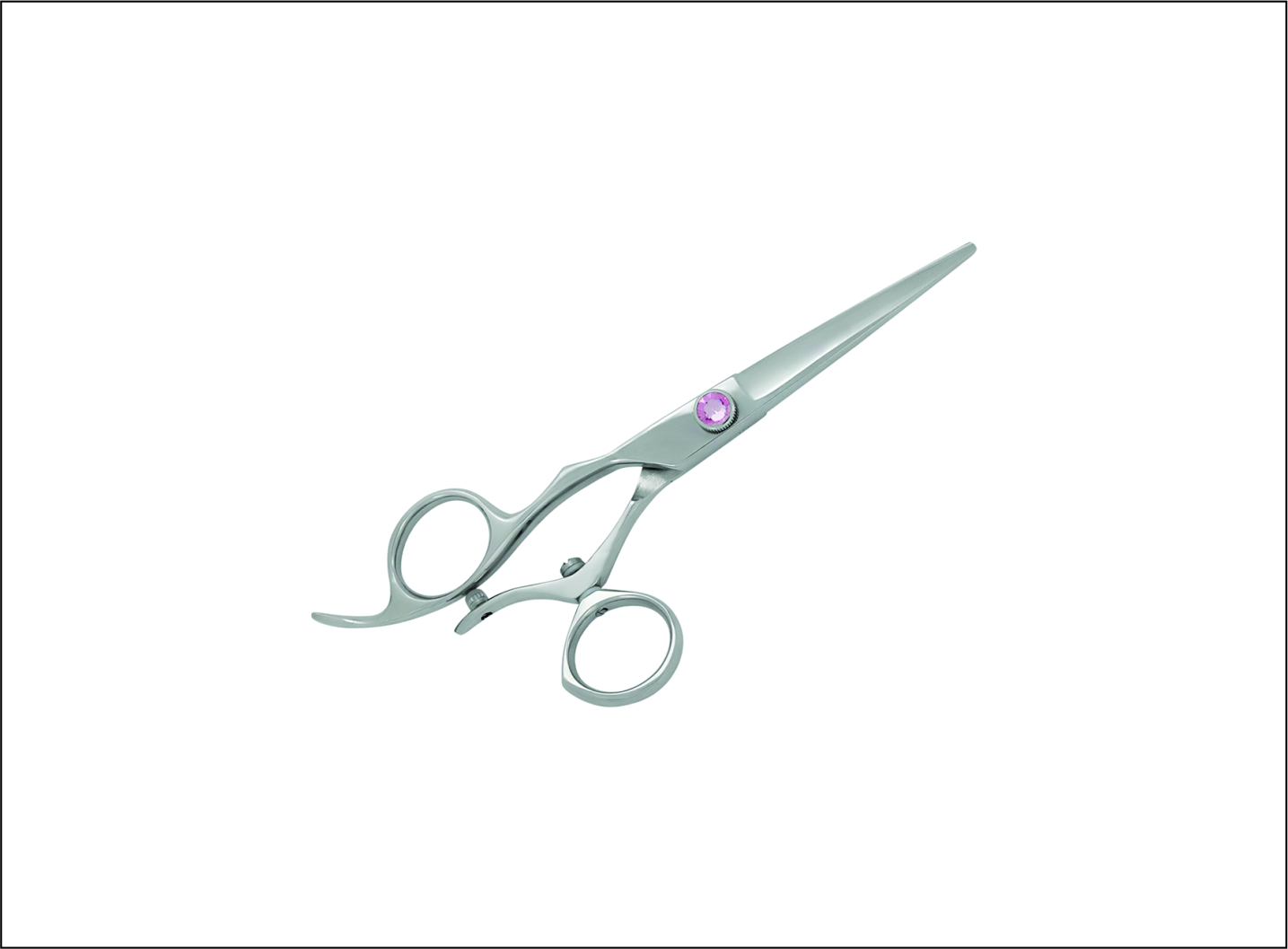 Professional Left Handed Barber Scissors – Swivel Handle