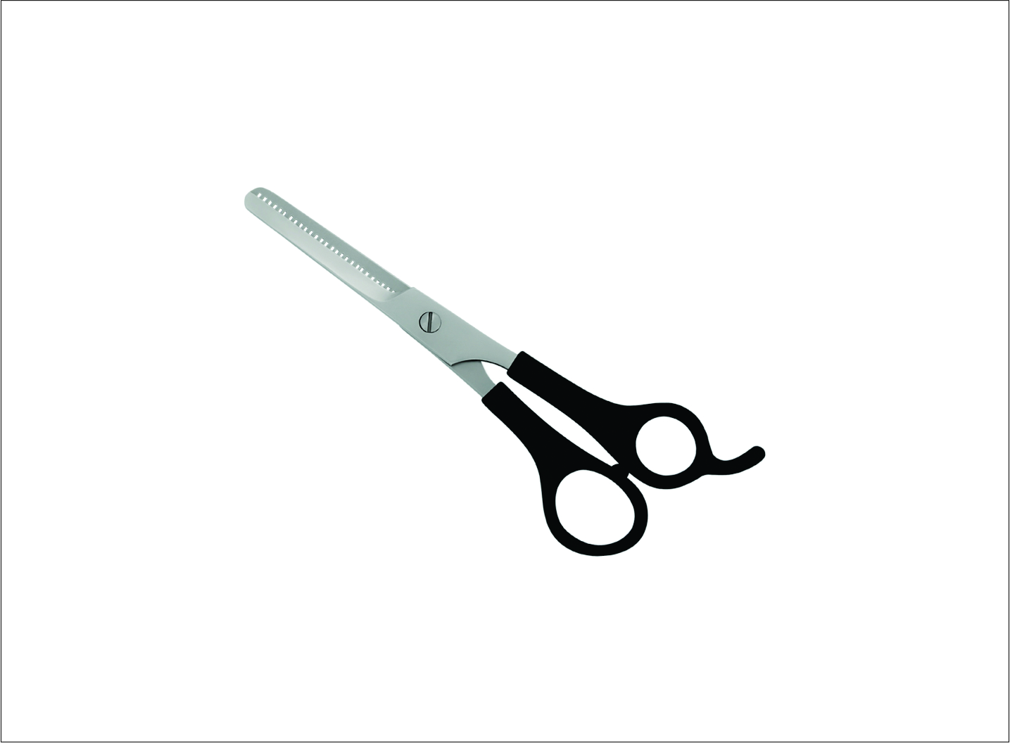 Plastic Handle Thinning Scissors