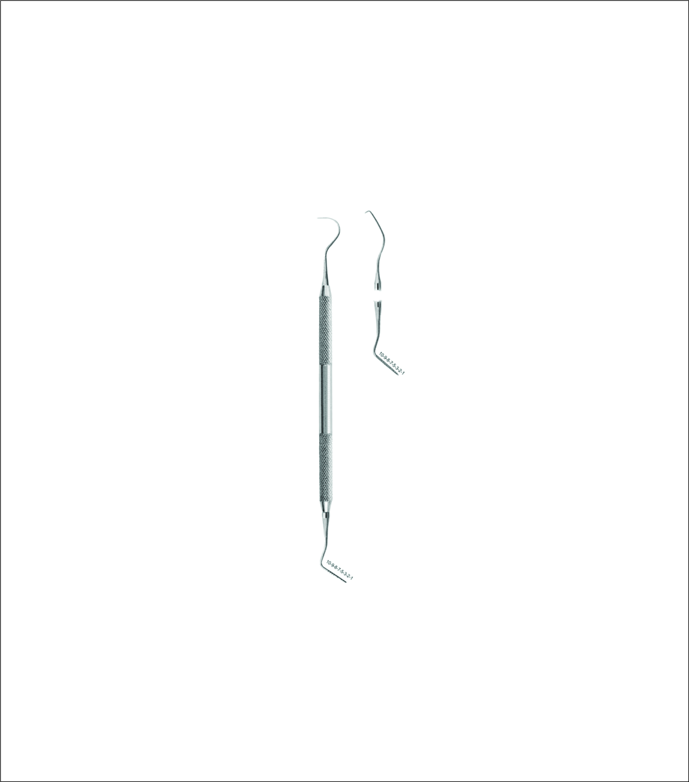 Orthodontic Probe Punta Piatta Flat Tip