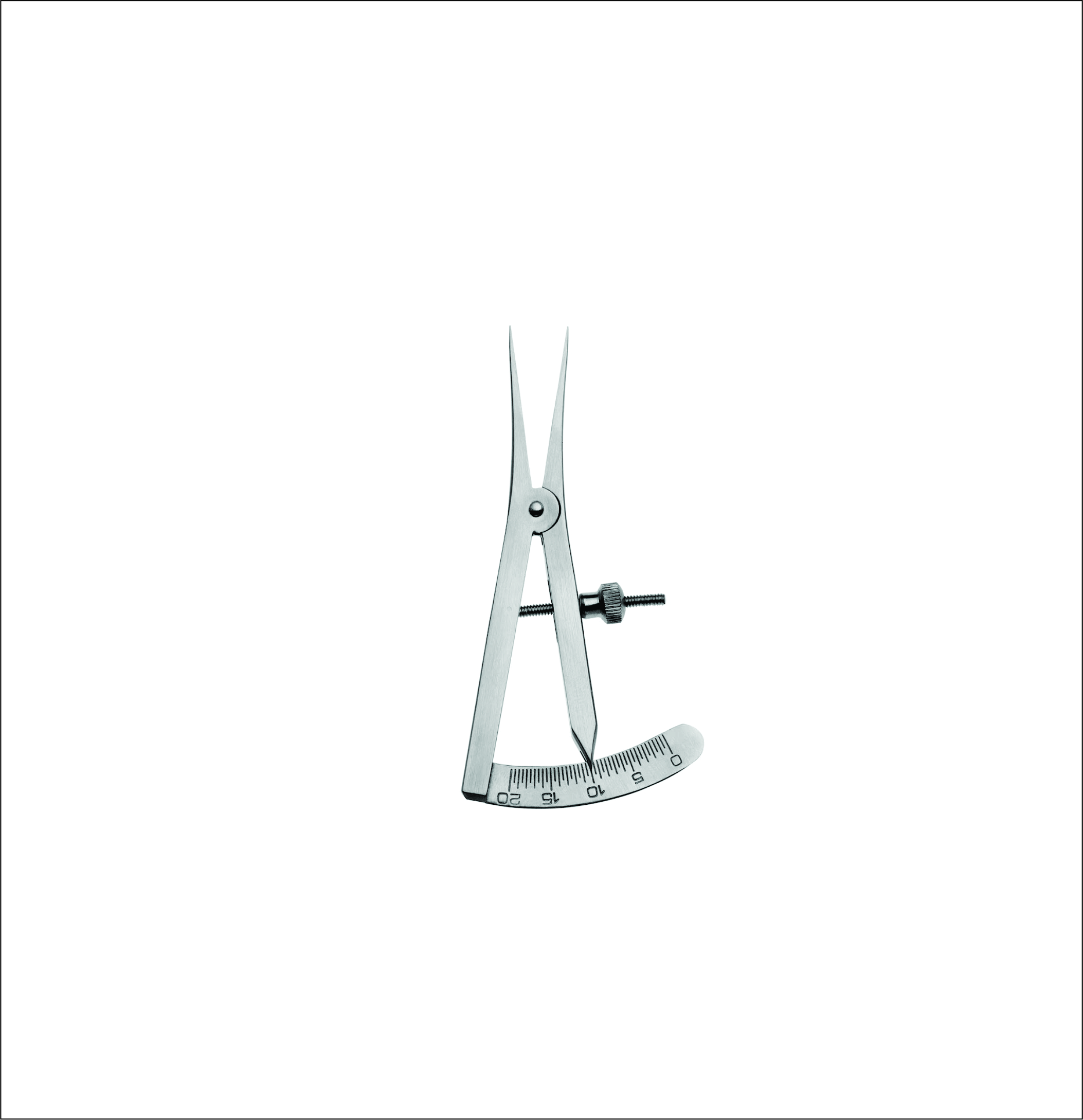 Castroviejo Caliper straight 20mm Scale