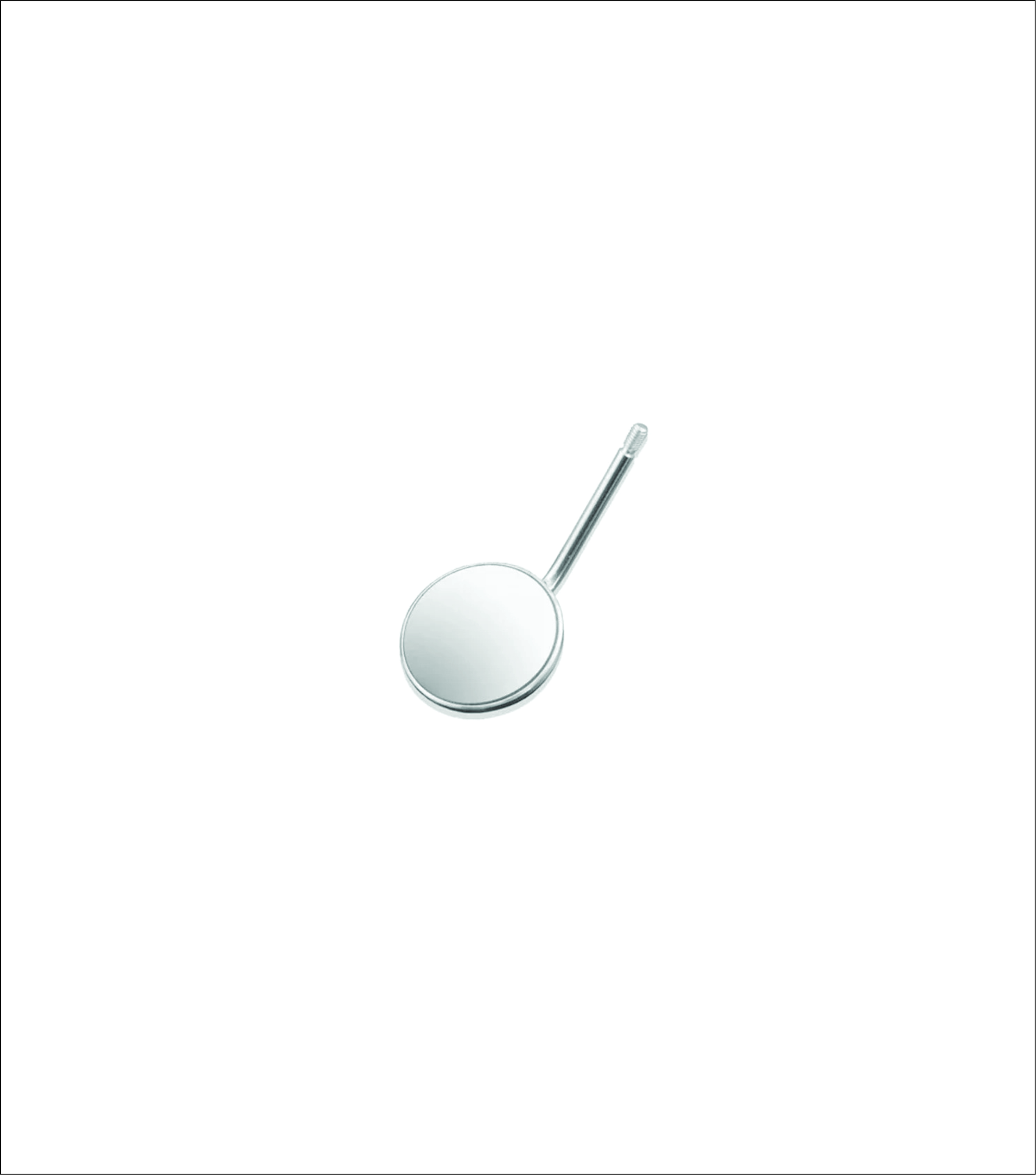 Mirror 22mm Simple Stem Front