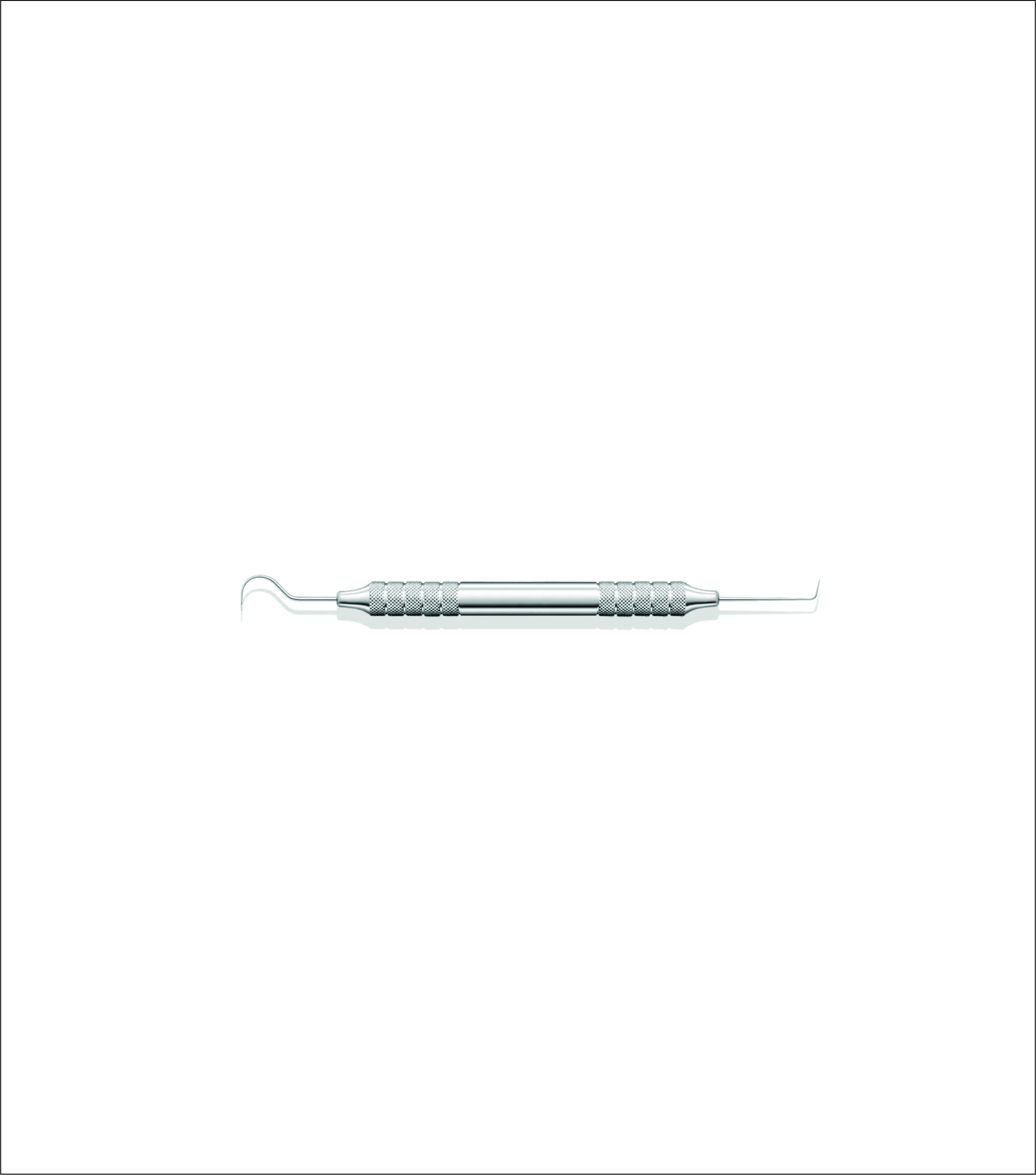 Explorer Shepherds Hook with Curved Dental Diagnostic Working Ends