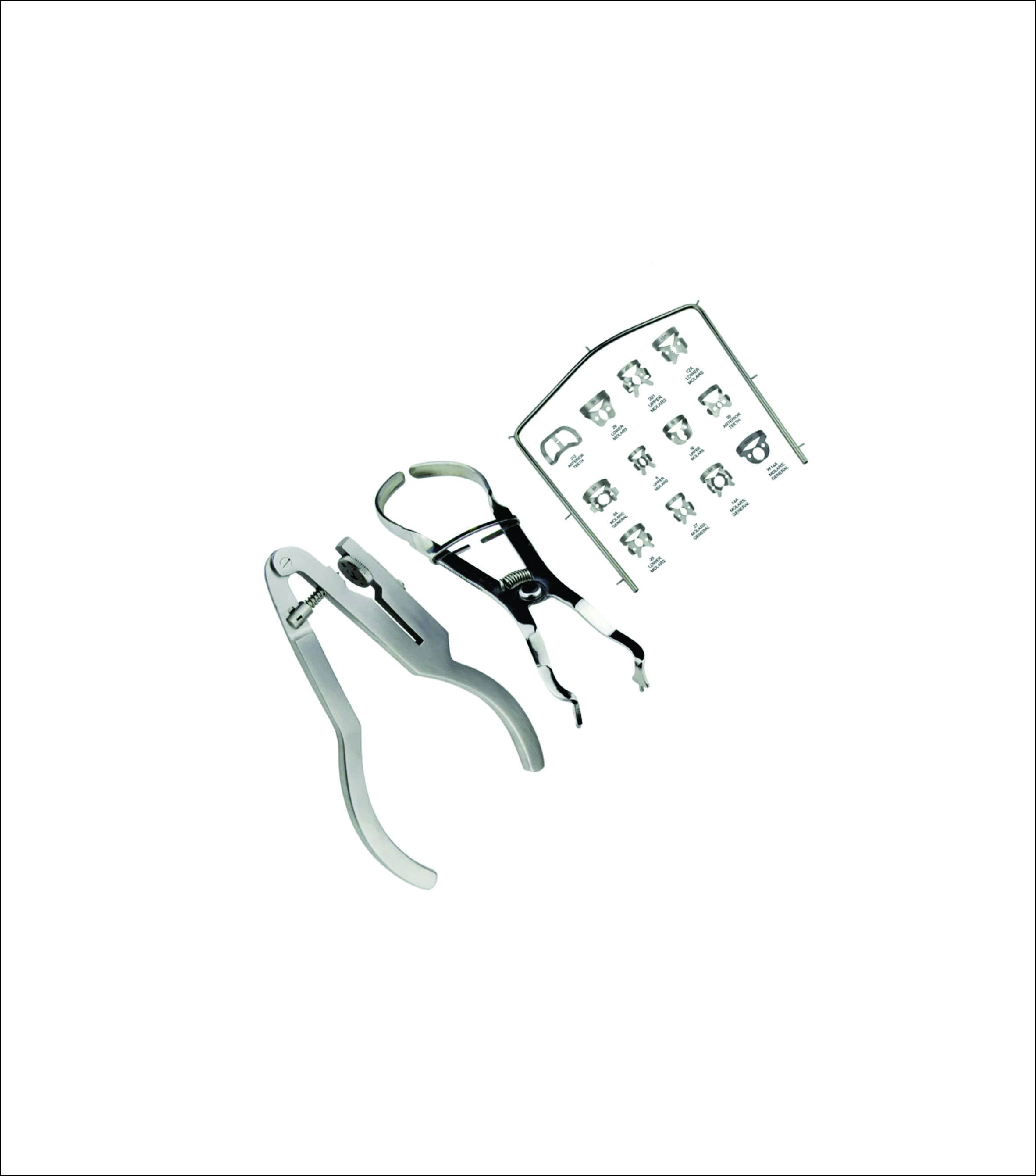 Rubber Dam Kit 16pcs for Dental Isolation and Endodontic Procedures