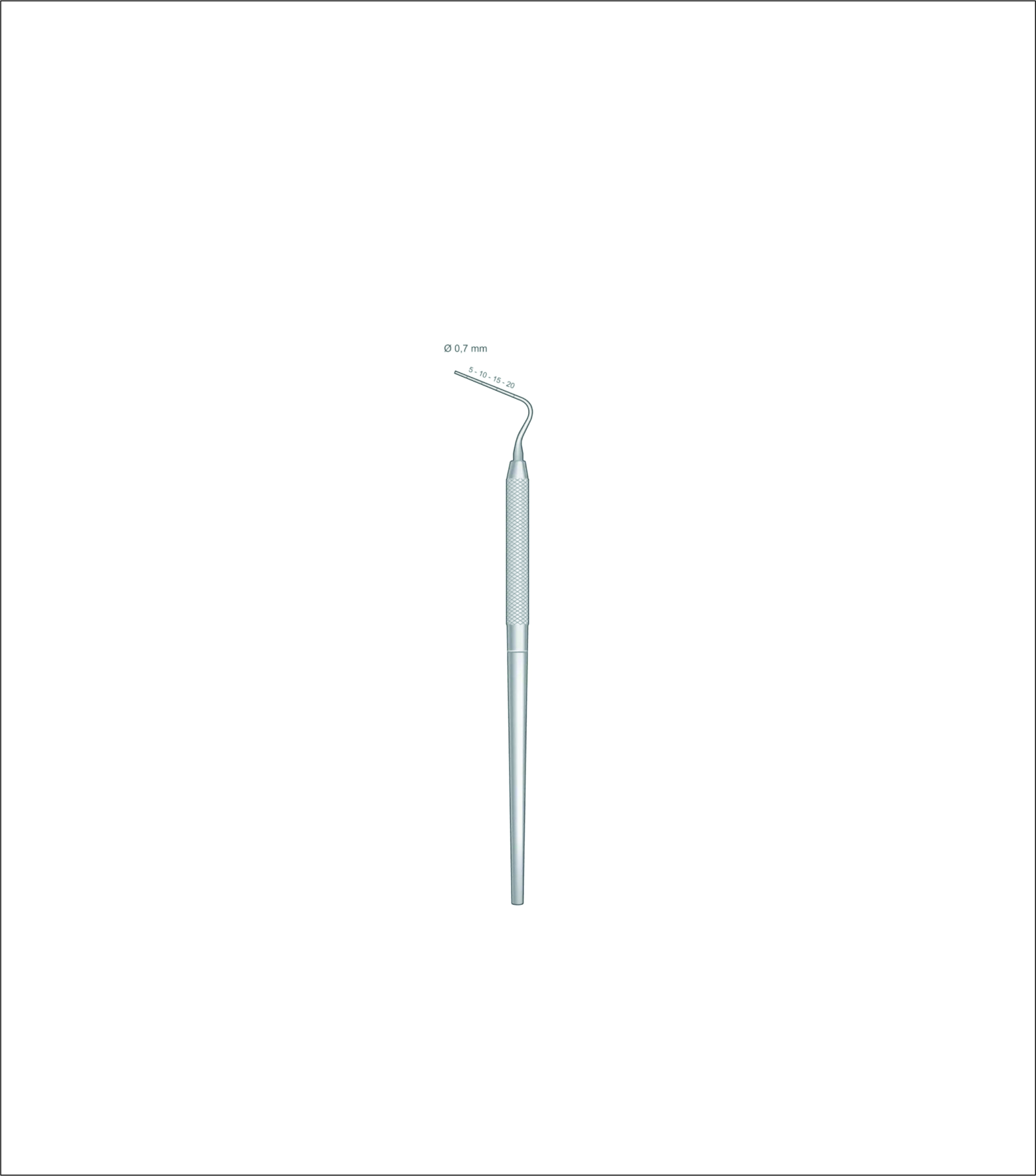 Posterior Root Canal Plugger 1.00mm / 1.15mm – Coronal Condensation and Orifice-Level Obturation Plugger for Posterior Teeth