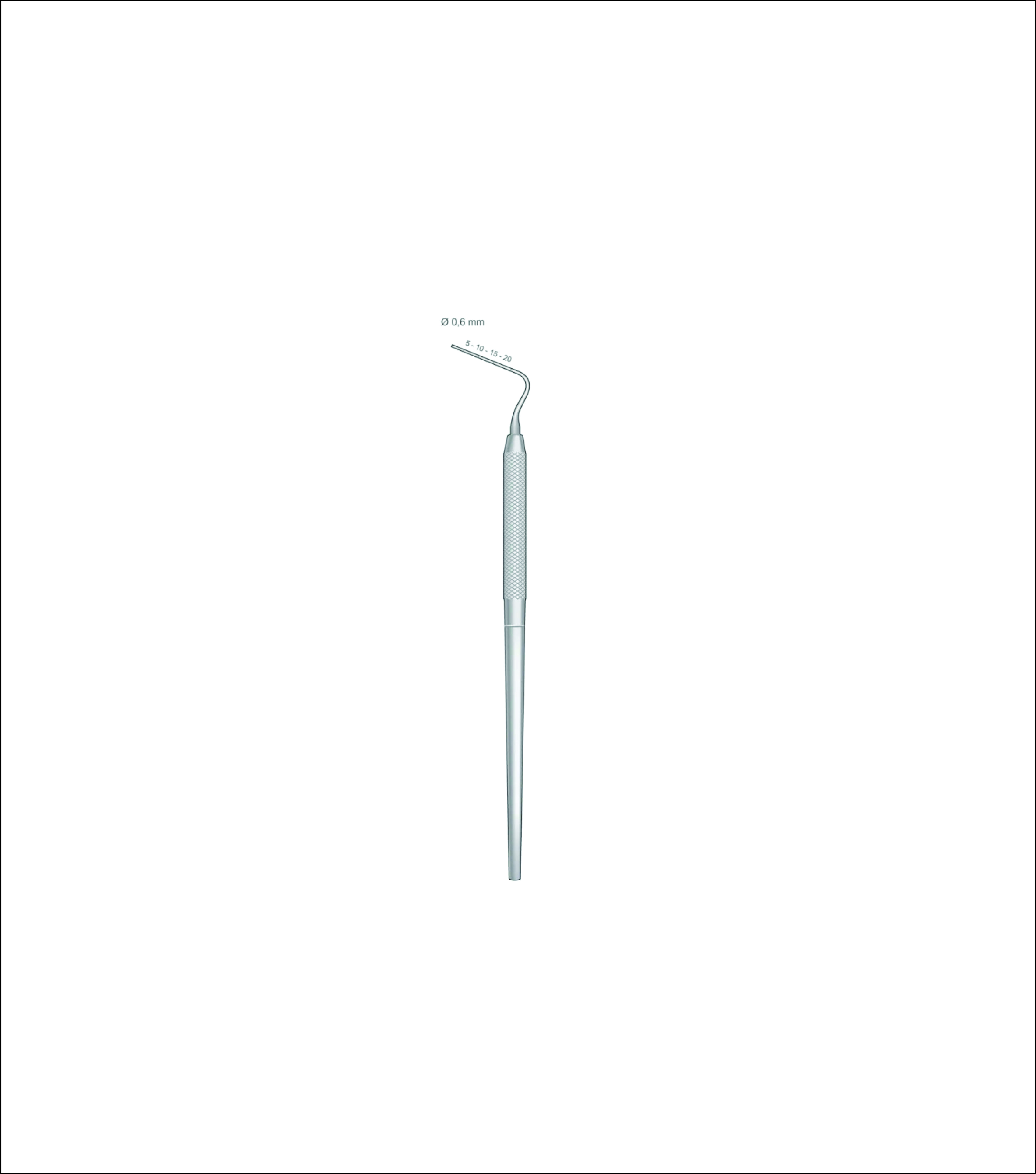 Plugger Posterior Root Canal with 0.6mm 5-20mm Endodontic Condenser Tip