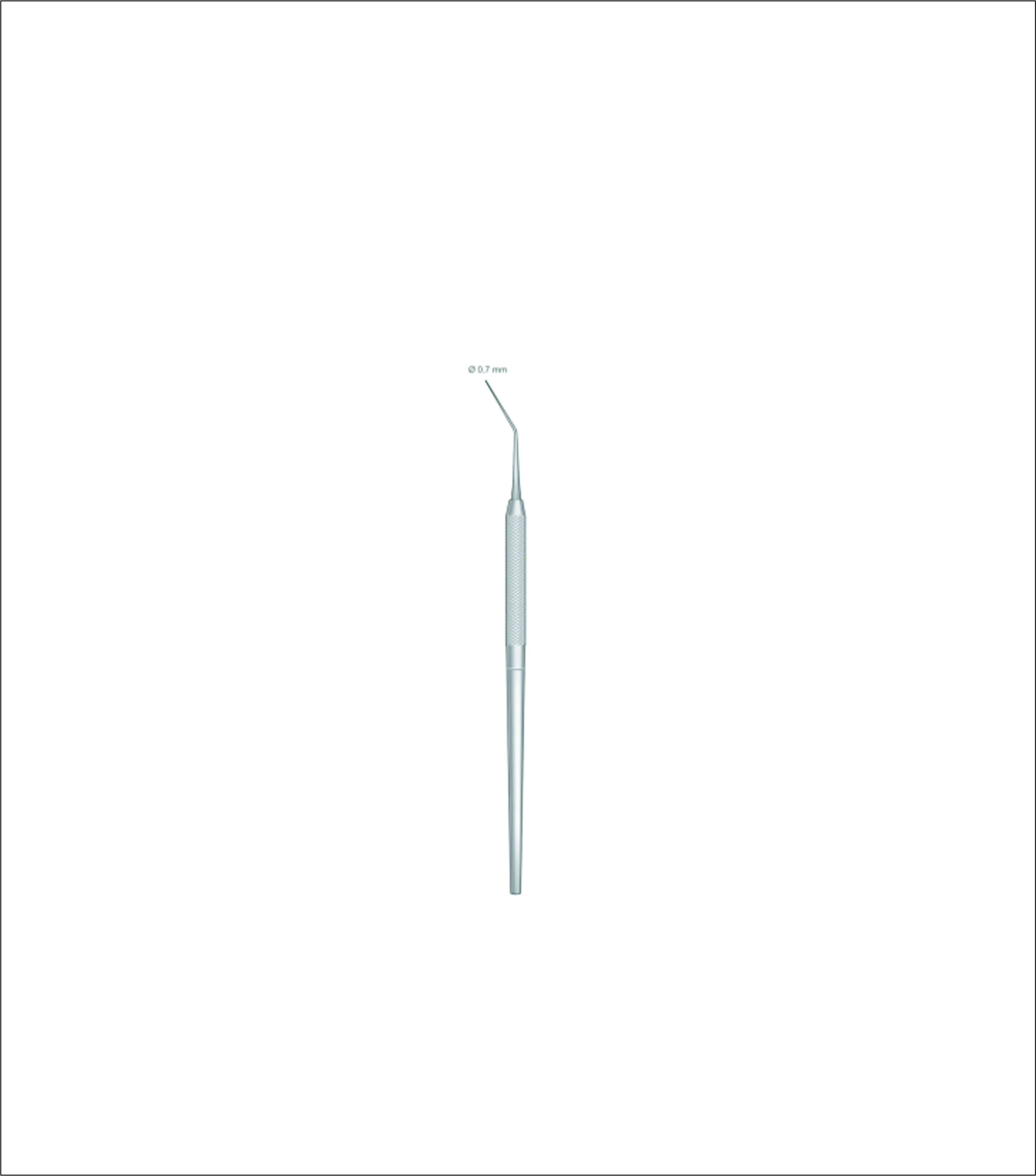 Dental Luks Root Canal Pluggers 2 with 0.7mm Endodontic Condensation Tip