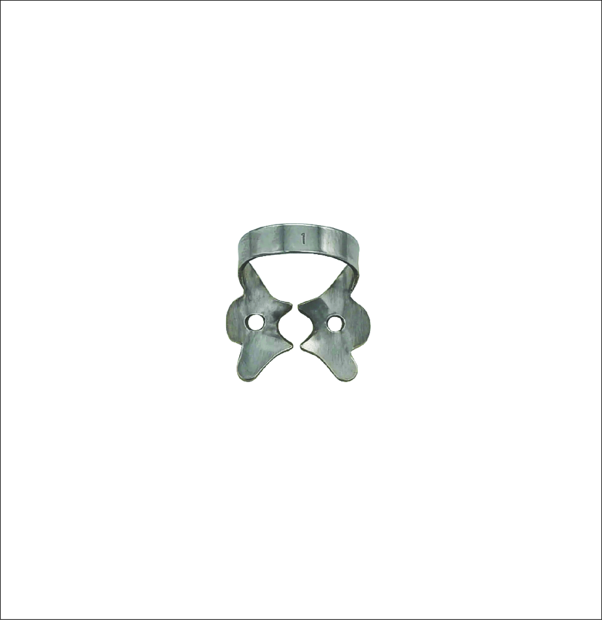 Rubber Dam Clamp 1 For Anterior Teeth