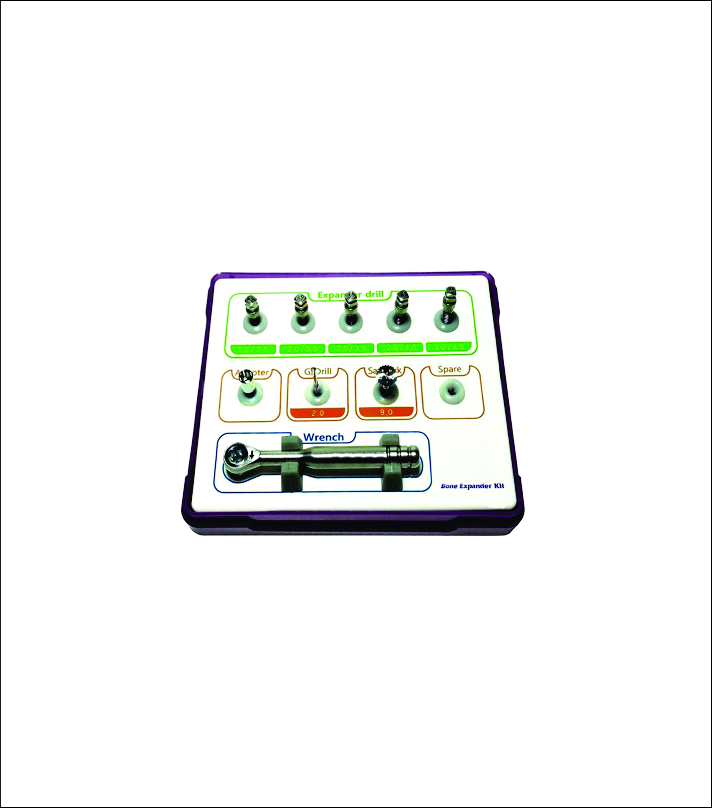 Dental Bone Expander Kit - Implant Surgery Bone Expansion Instrument Set