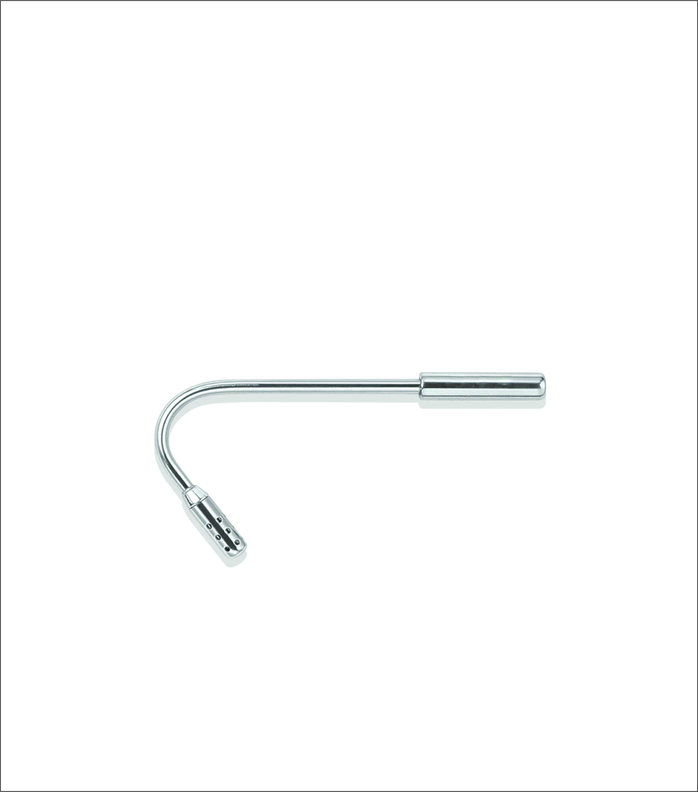 Saliva Ejector Stainless Steel for 4mm x 18cm Dental Fluid Evacuation