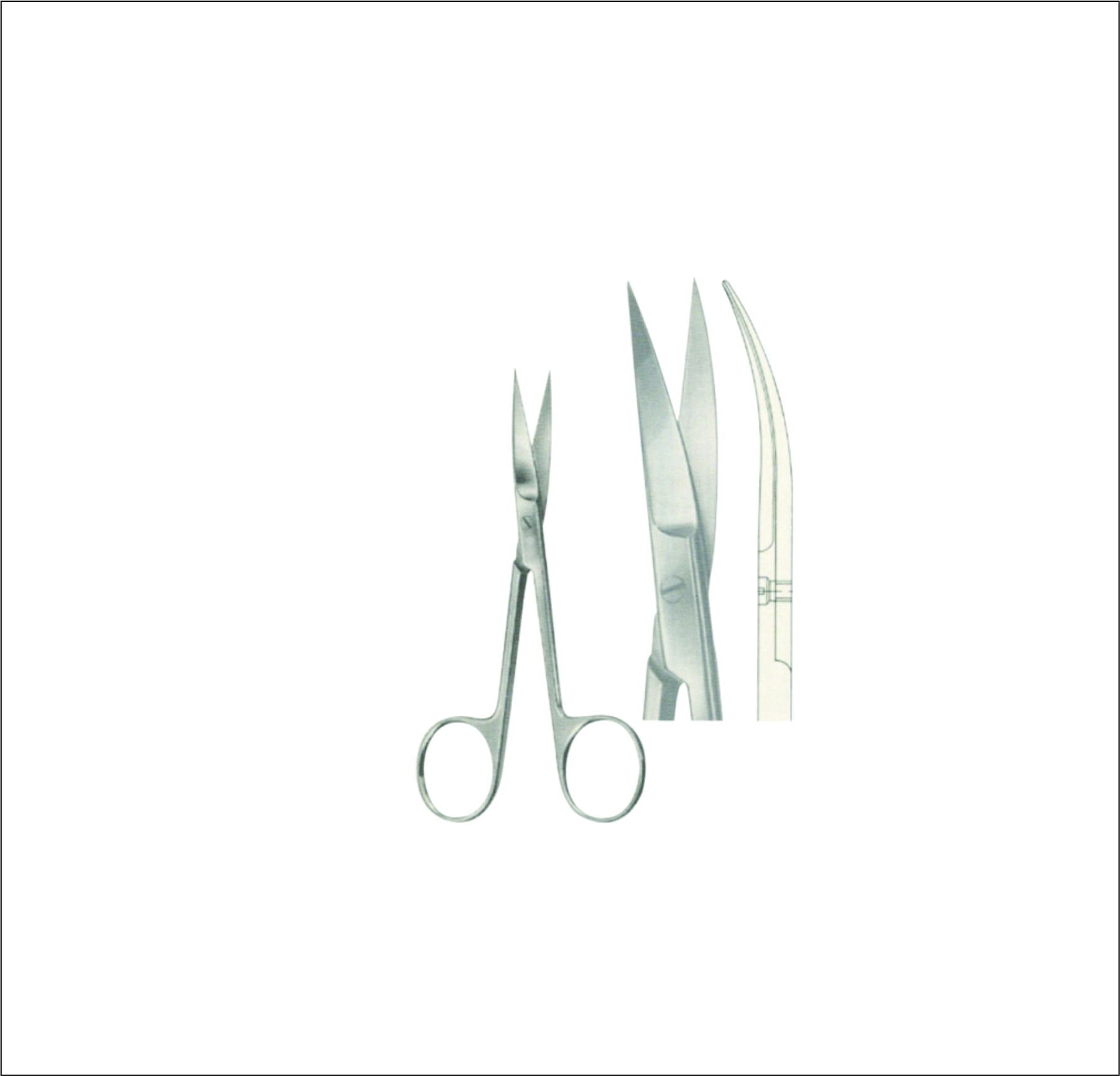 Gum, Surgical, Ligature, Bandage Scissors