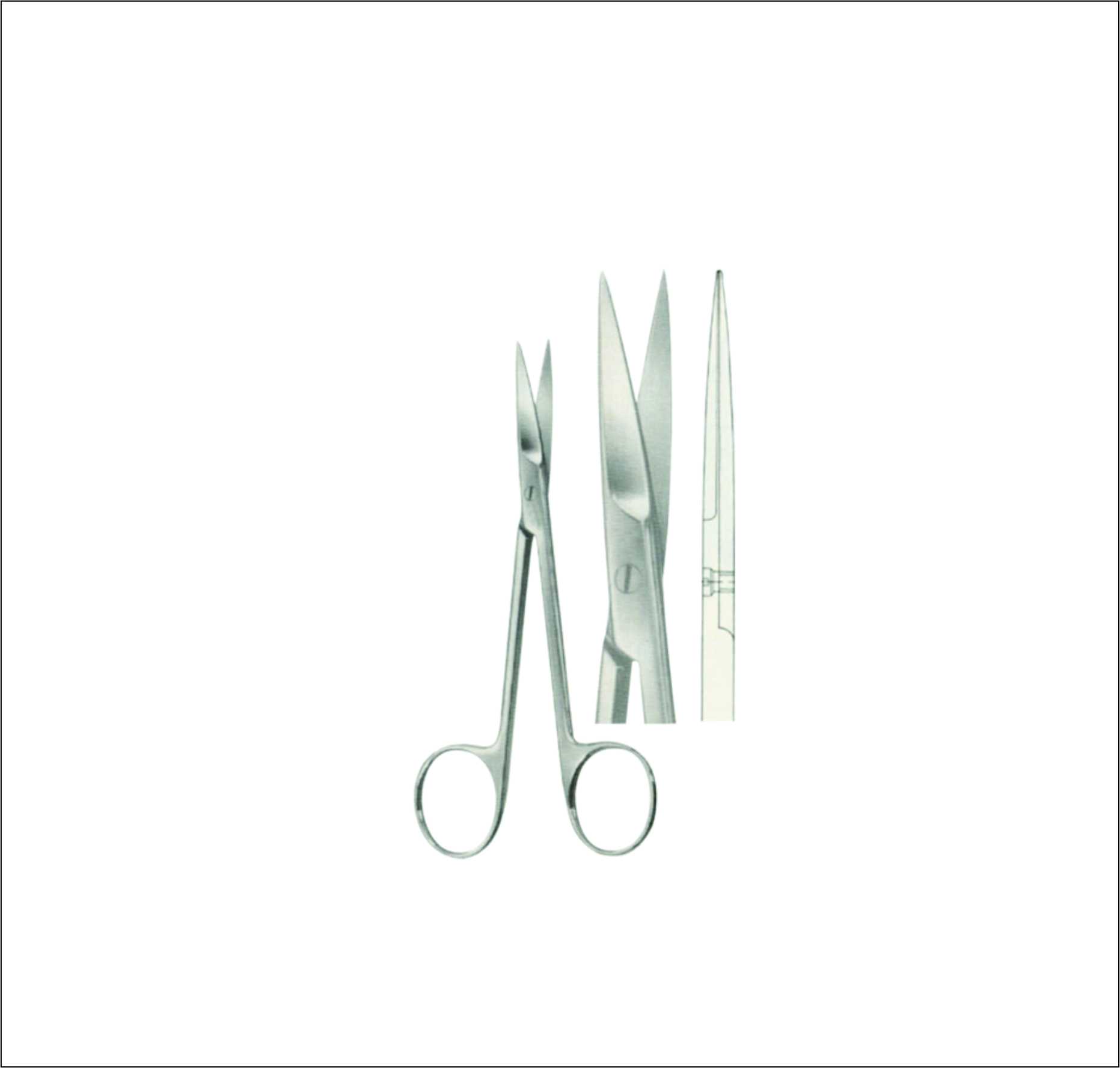 Gum, Surgical, Ligature, Bandage Scissors