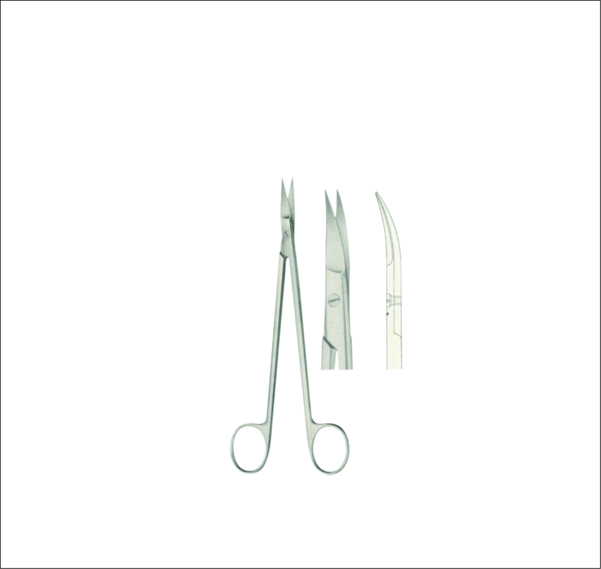 Gum, Surgical, Ligature, Bandage Scissors