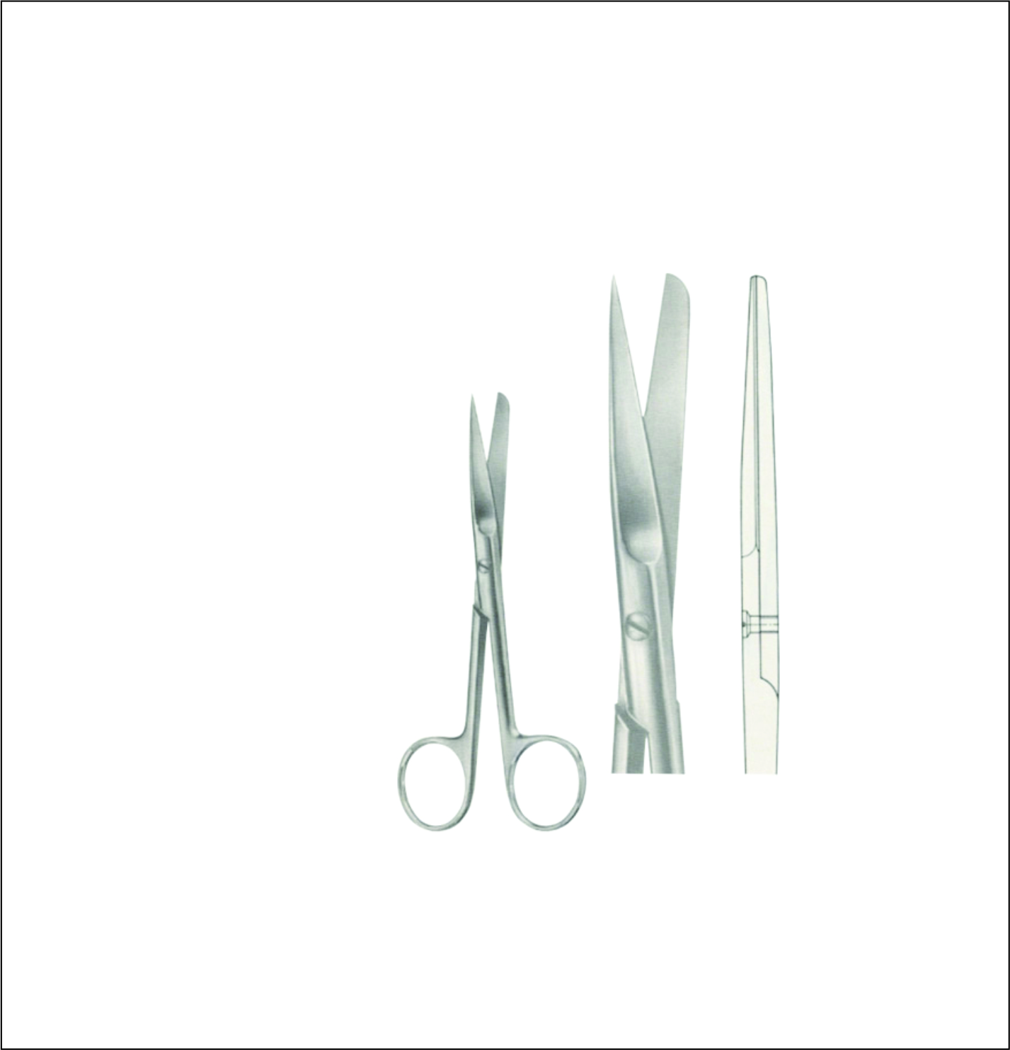 Gum, Surgical, Ligature, Bandage Scissors