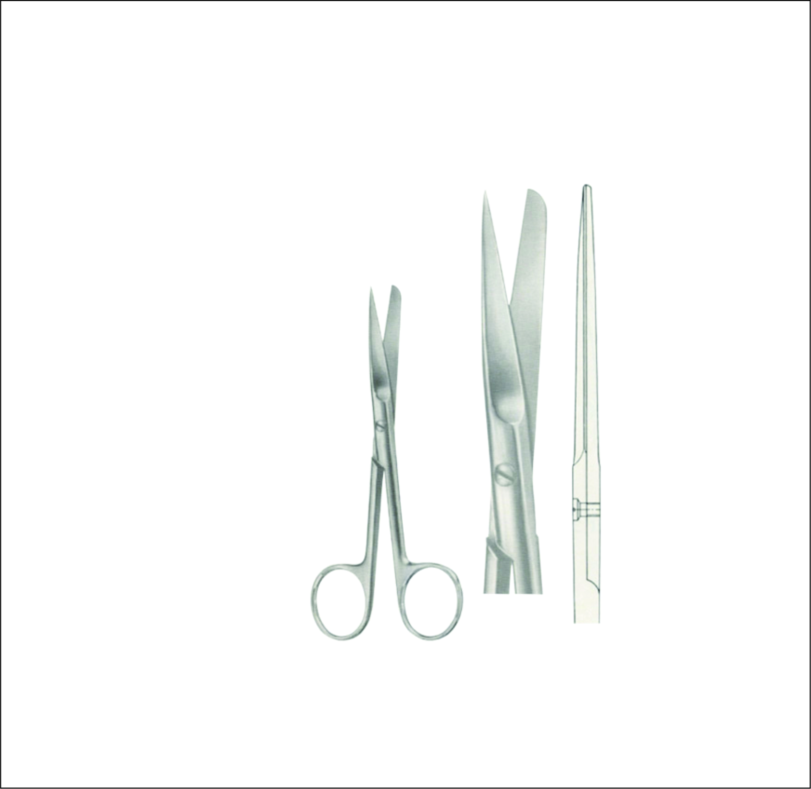 Gum, Surgical, Ligature, Bandage Scissors