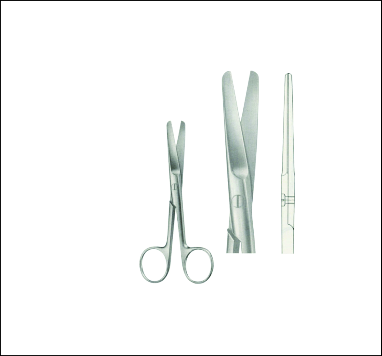Gum, Surgical, Ligature, Bandage Scissors