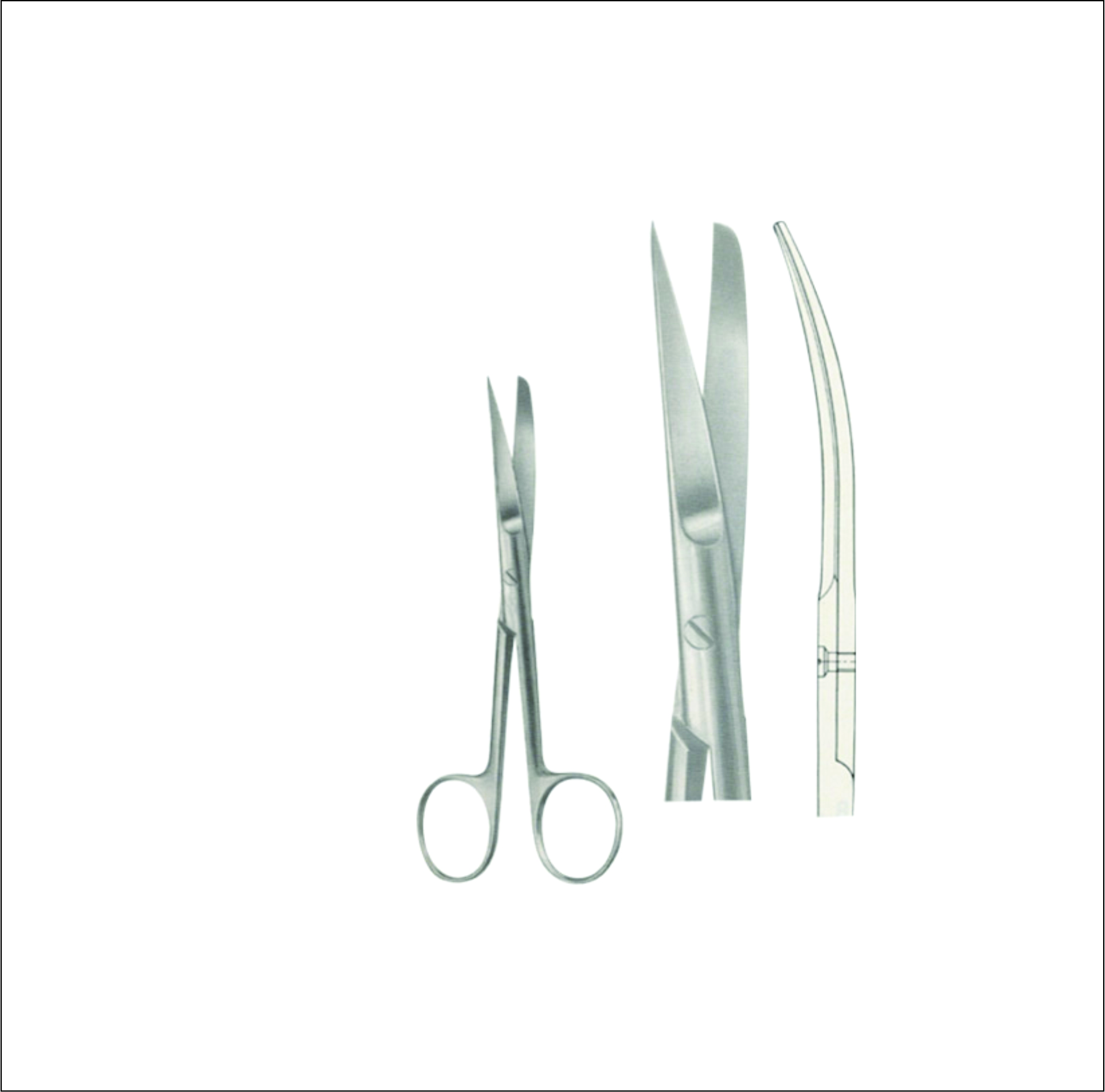 Gum, Surgical, Ligature, Bandage Scissors