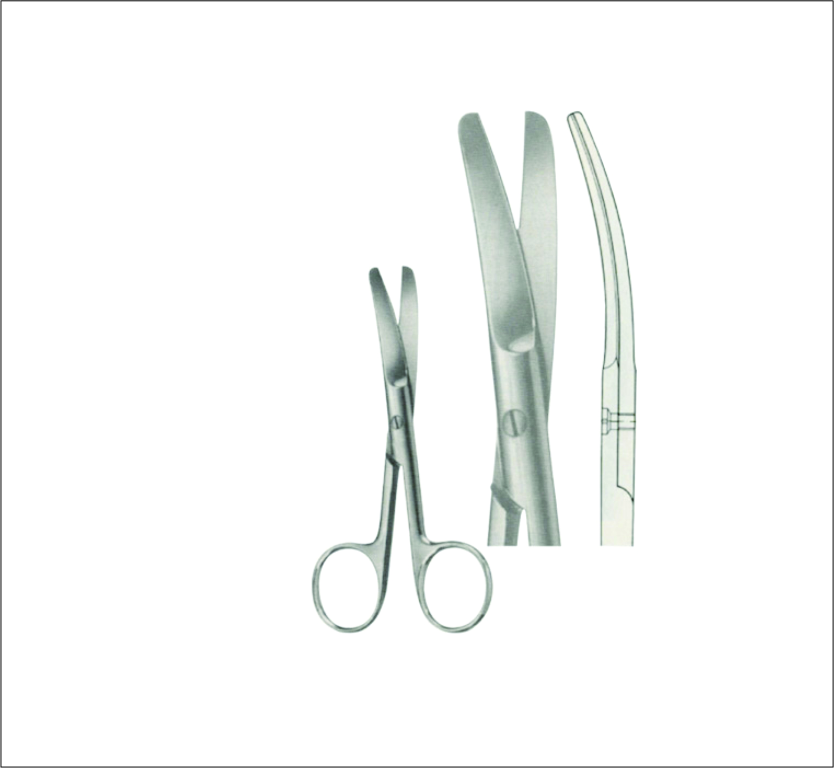 Gum, Surgical, Ligature, Bandage Scissors