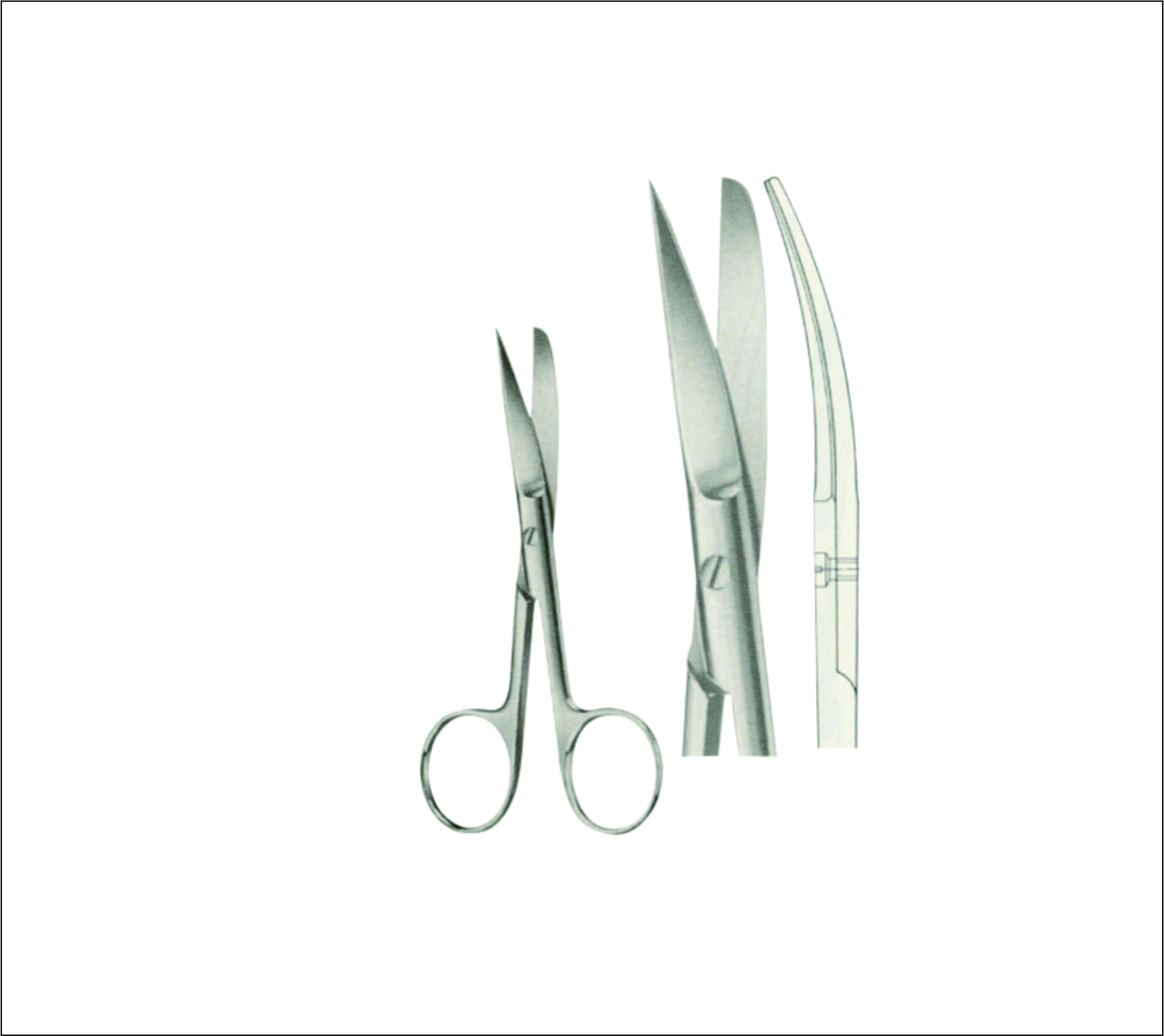 Gum, Surgical, Ligature, Bandage Scissors