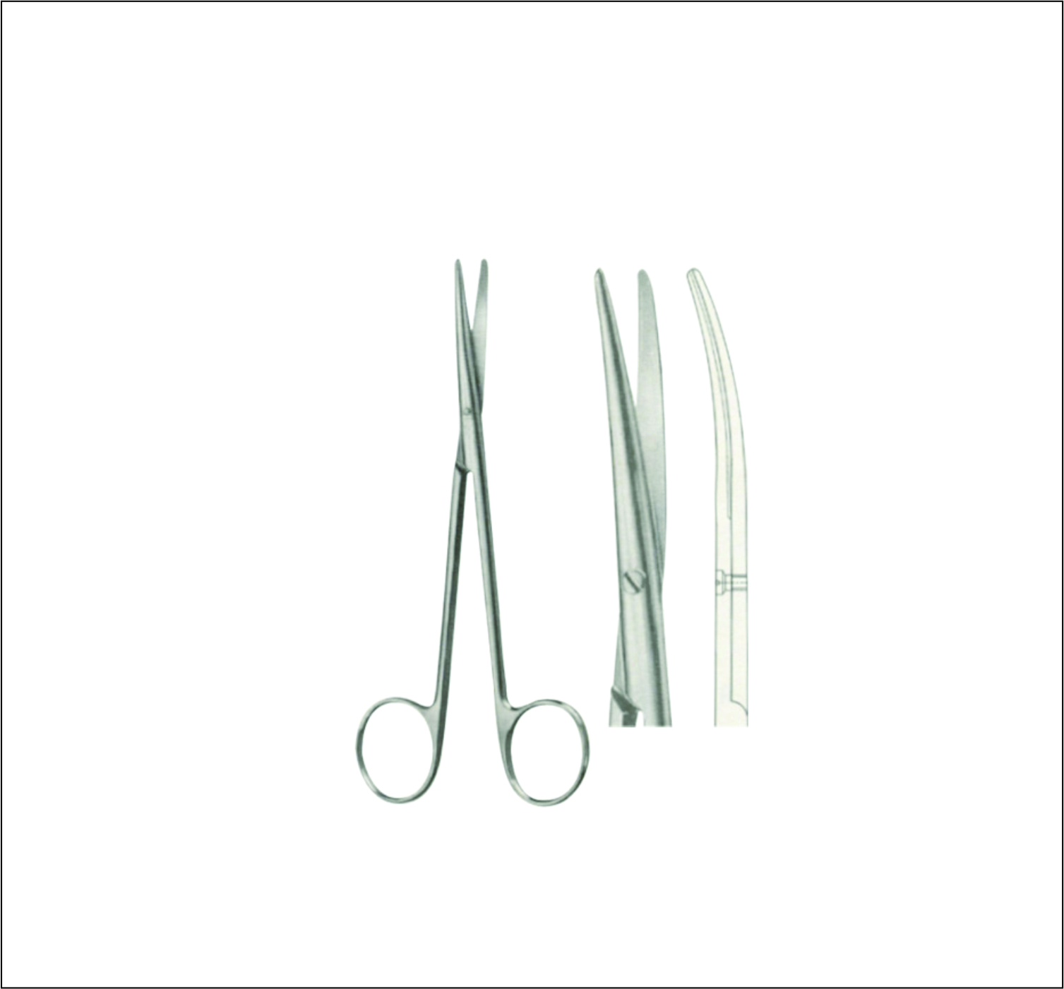 Gum, Surgical, Ligature, Bandage Scissors