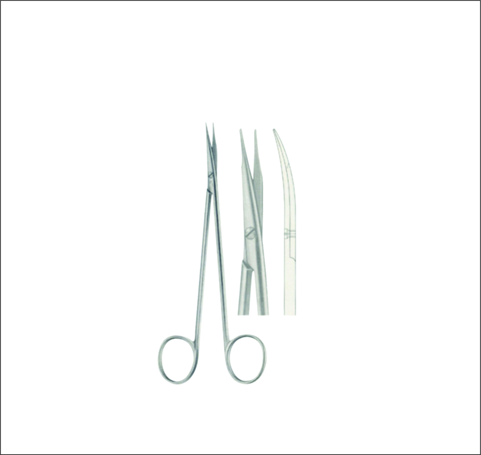 Gum, Surgical, Ligature, Bandage Scissors