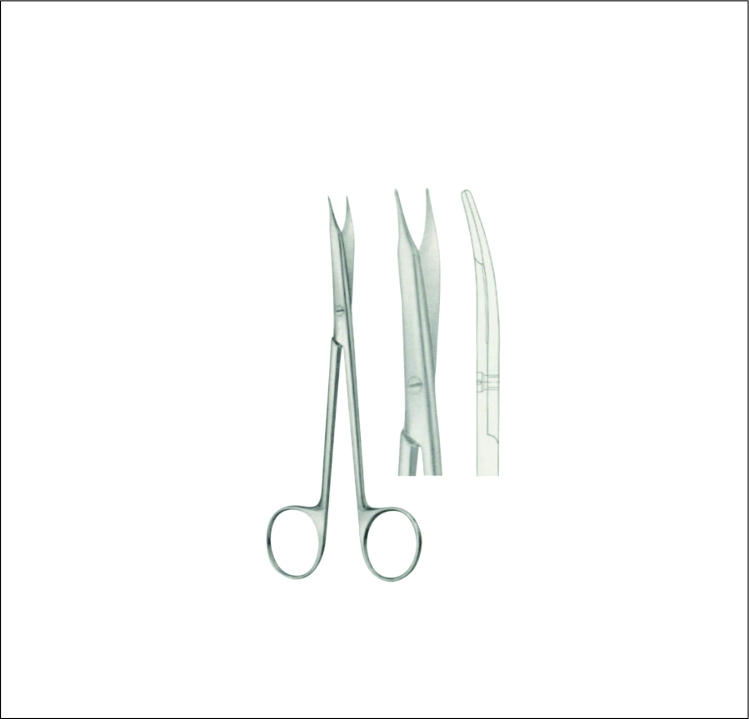 Gum, Surgical, Ligature, Bandage Scissors