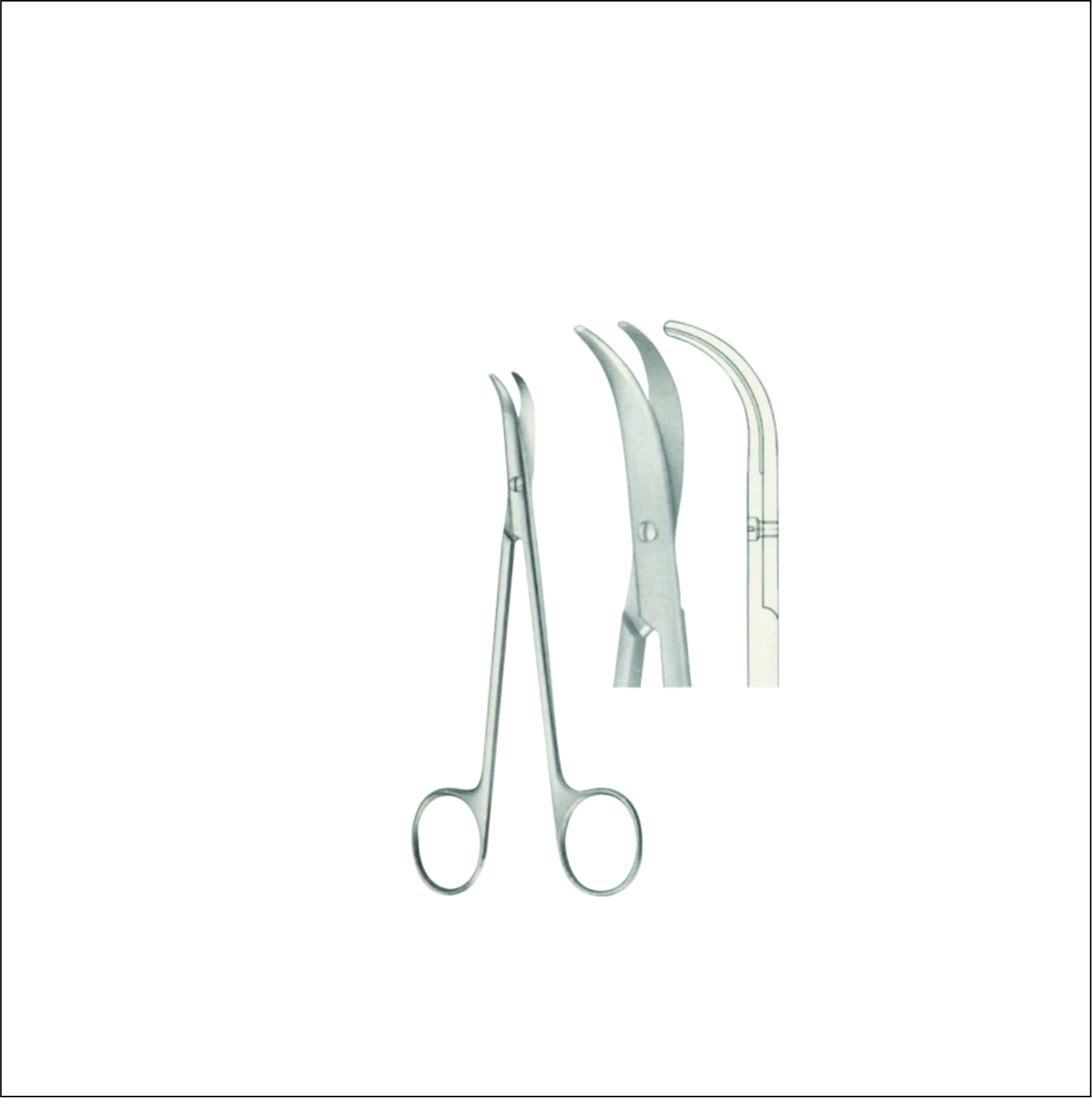Gum, Surgical, Ligature, Bandage Scissors