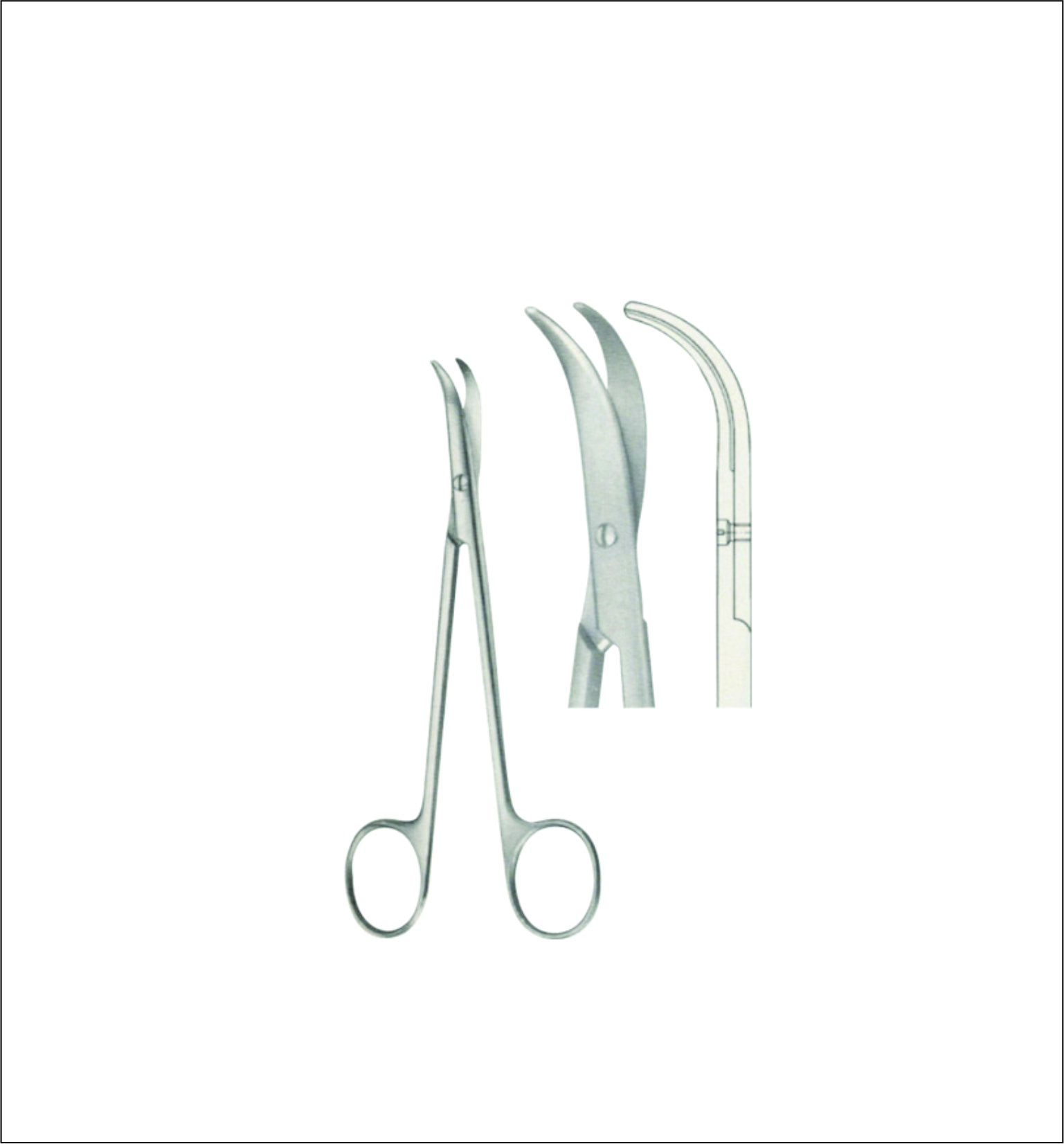 Gum, Surgical, Ligature, Bandage Scissors