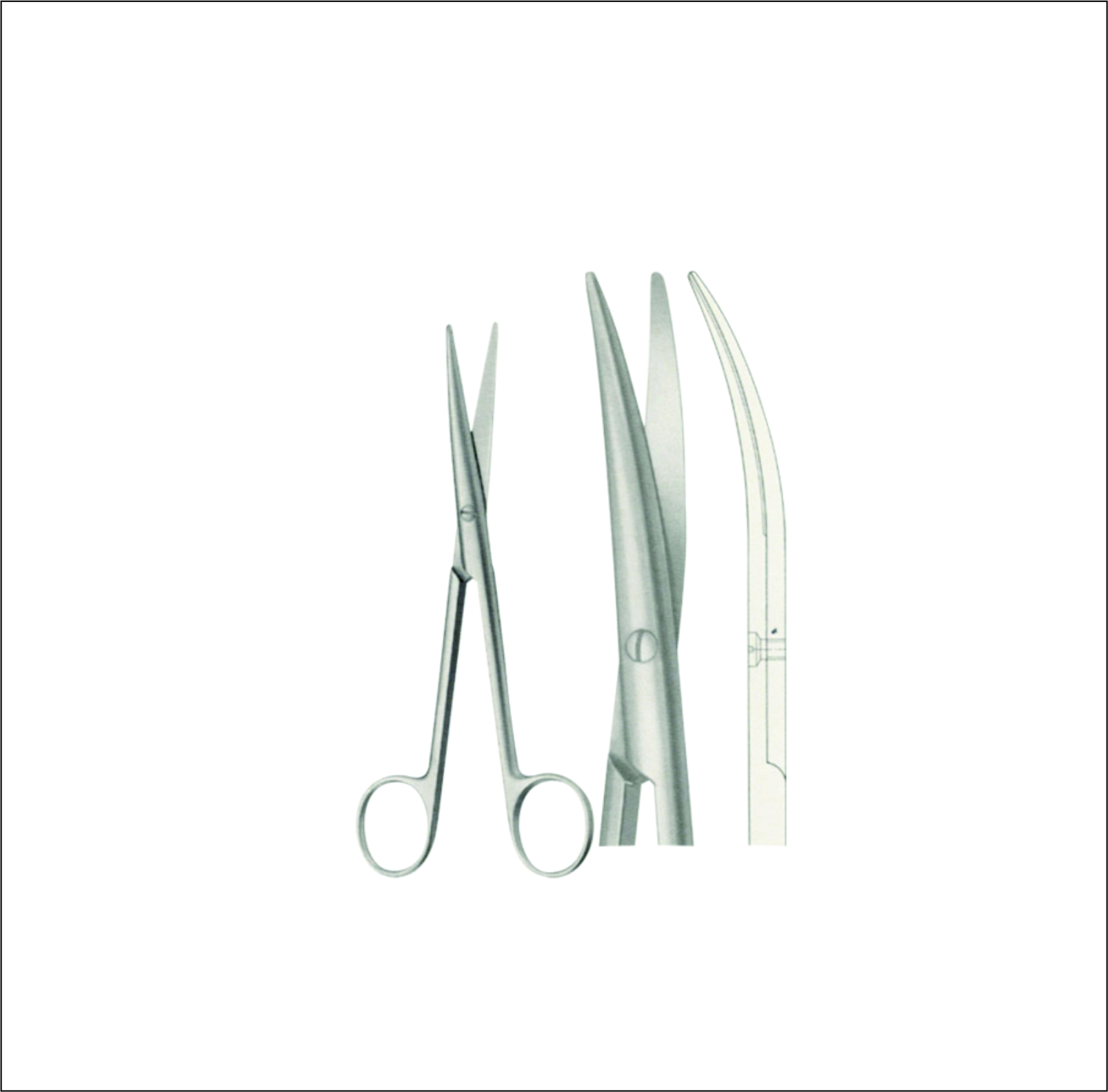 Gum, Surgical, Ligature, Bandage Scissors