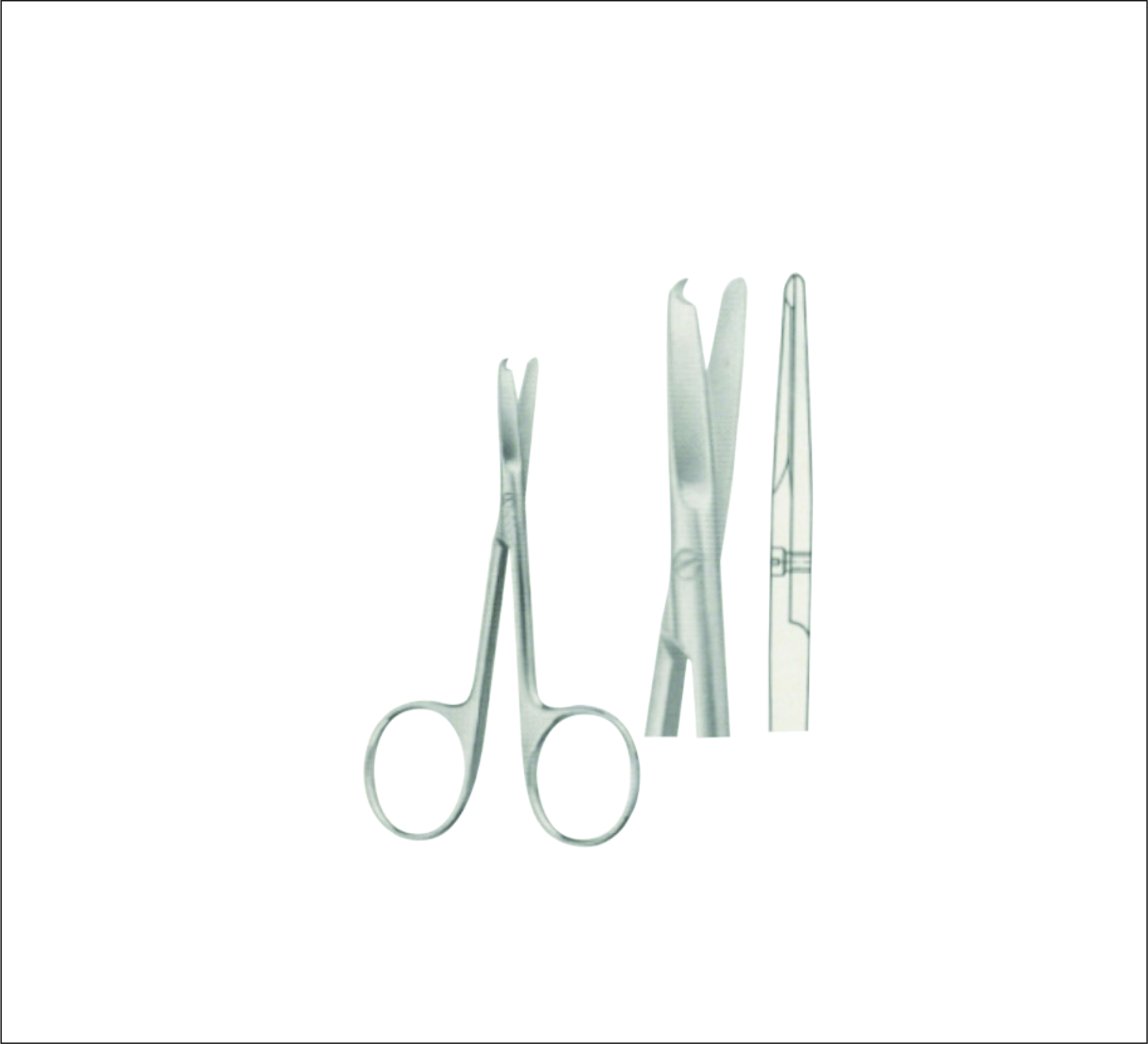 Gum, Surgical, Ligature, Bandage Scissors