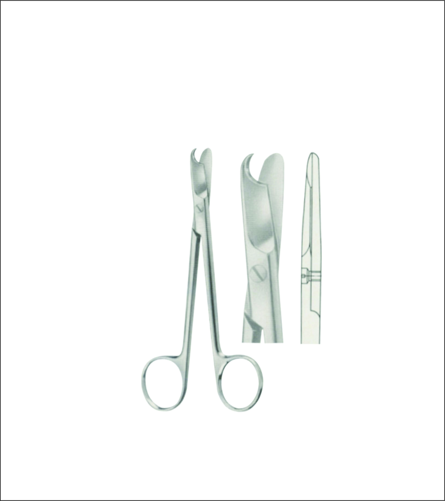 Gum, Surgical, Ligature, Bandage Scissors