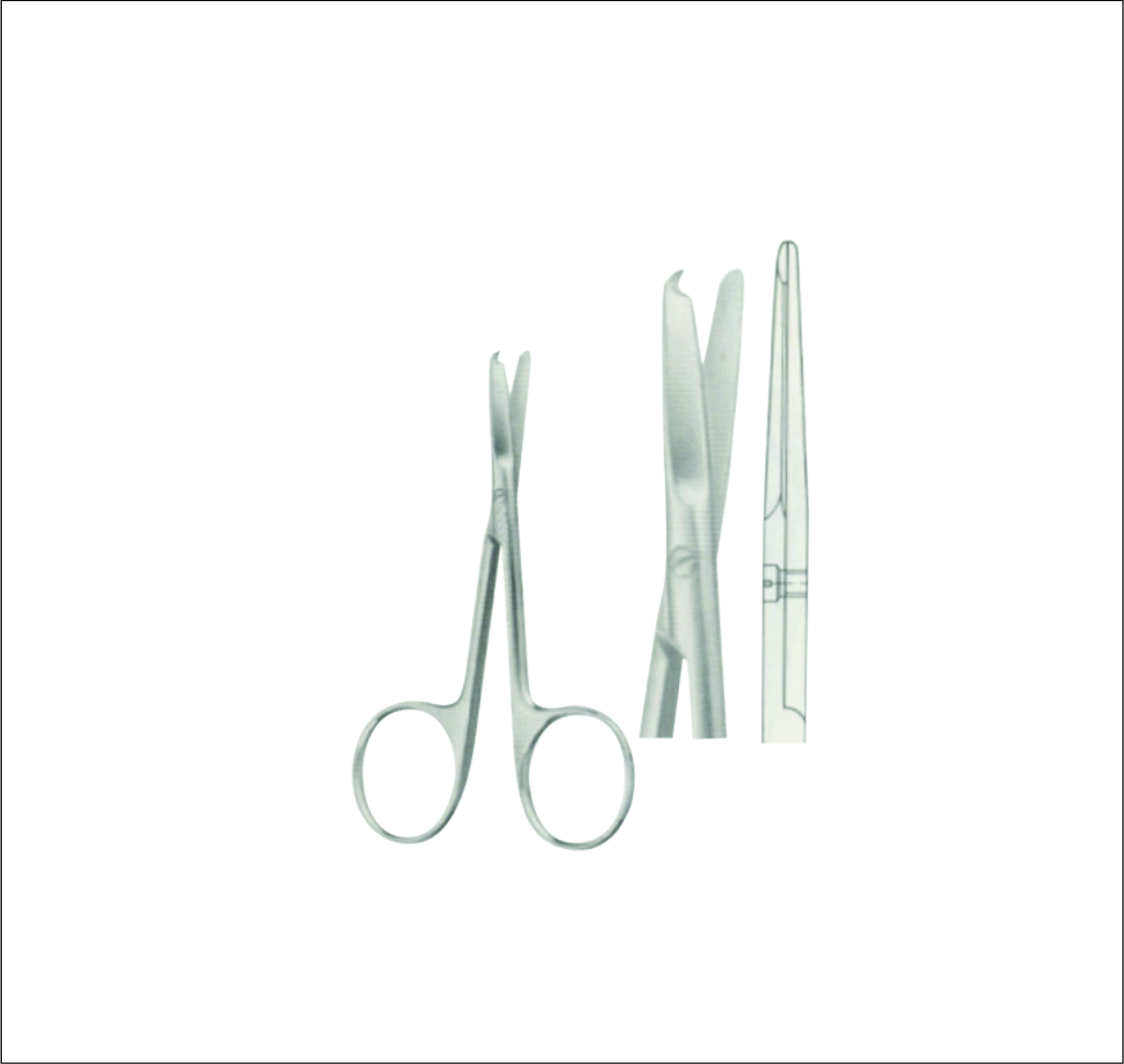 Gum, Surgical, Ligature, Bandage Scissors
