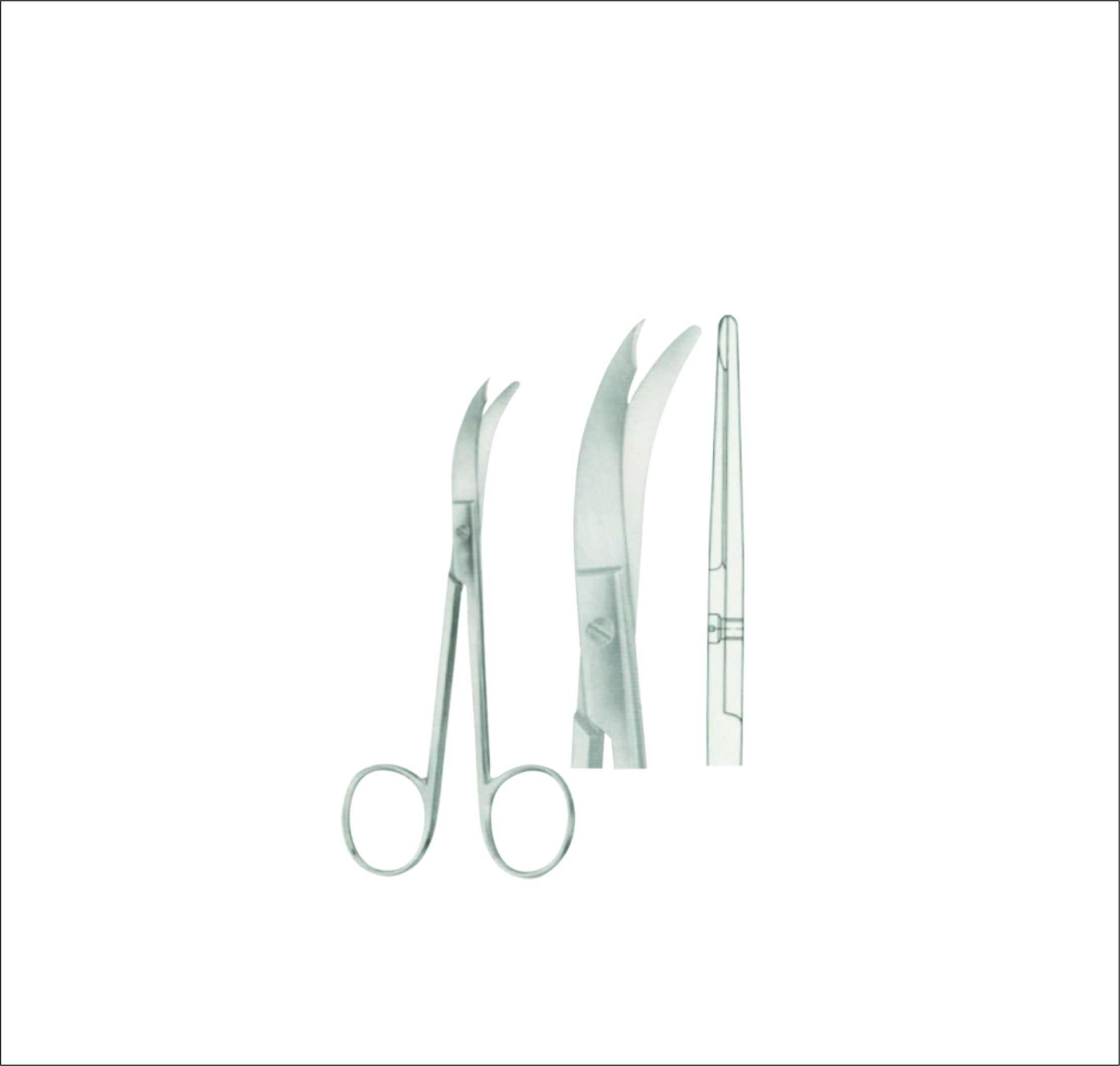 Gum, Surgical, Ligature, Bandage Scissors