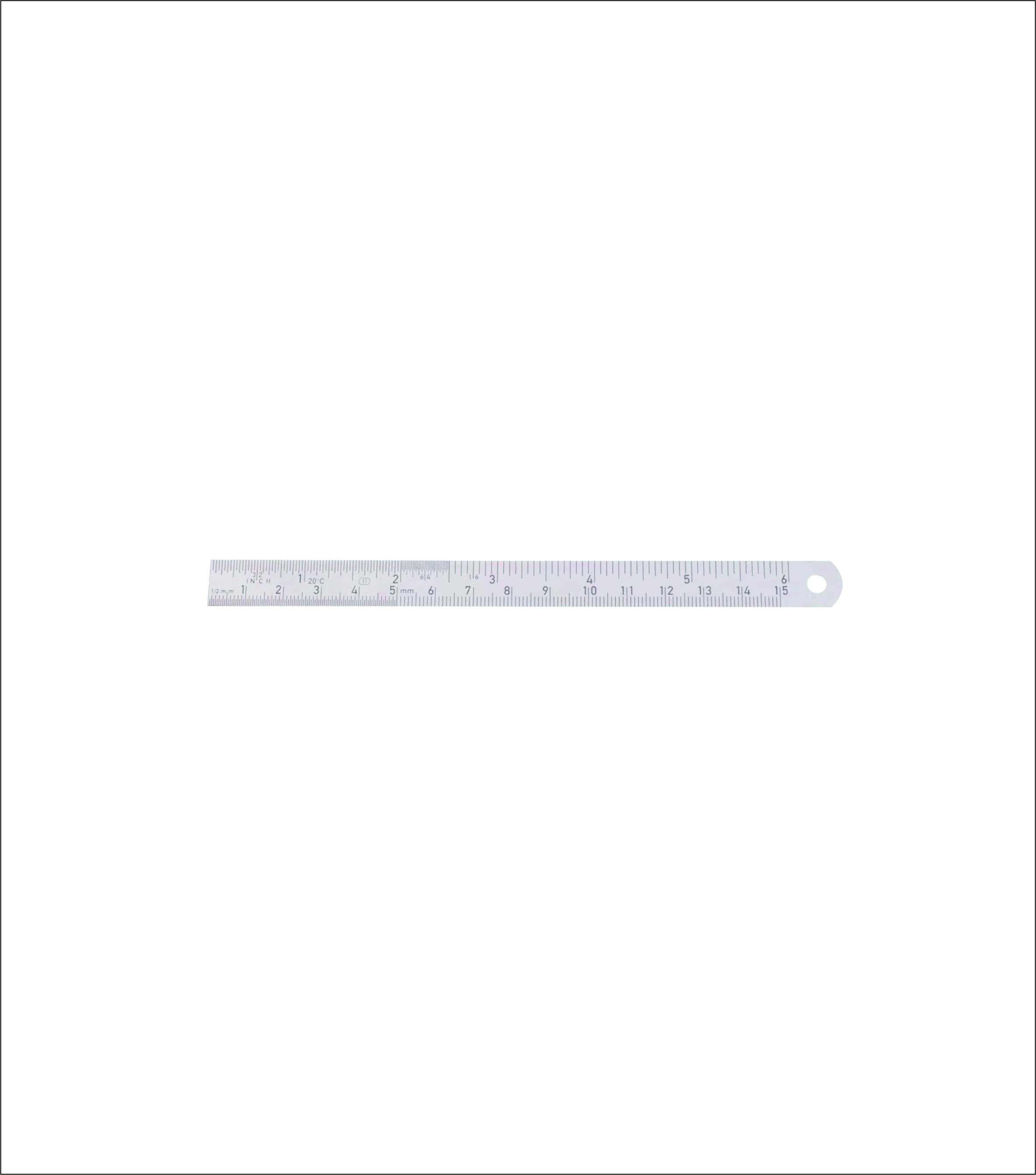 Metric Ruler Stainless Steel with 150mm, 300mm, and 600mm Measuring Options
