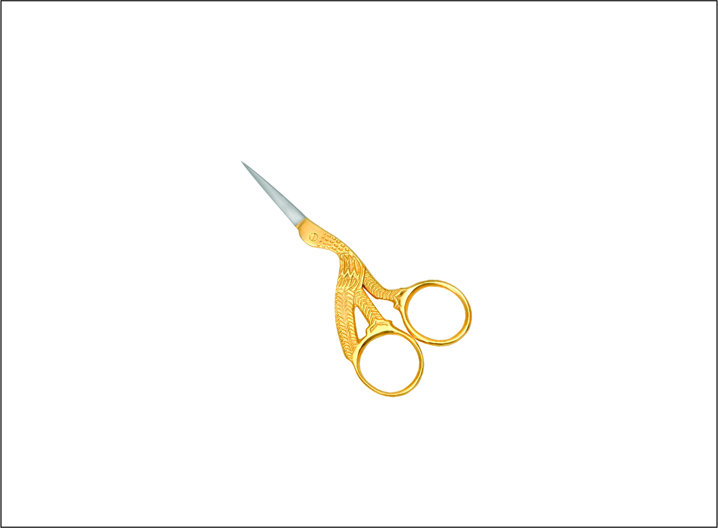 Stork Embroidery Scissor