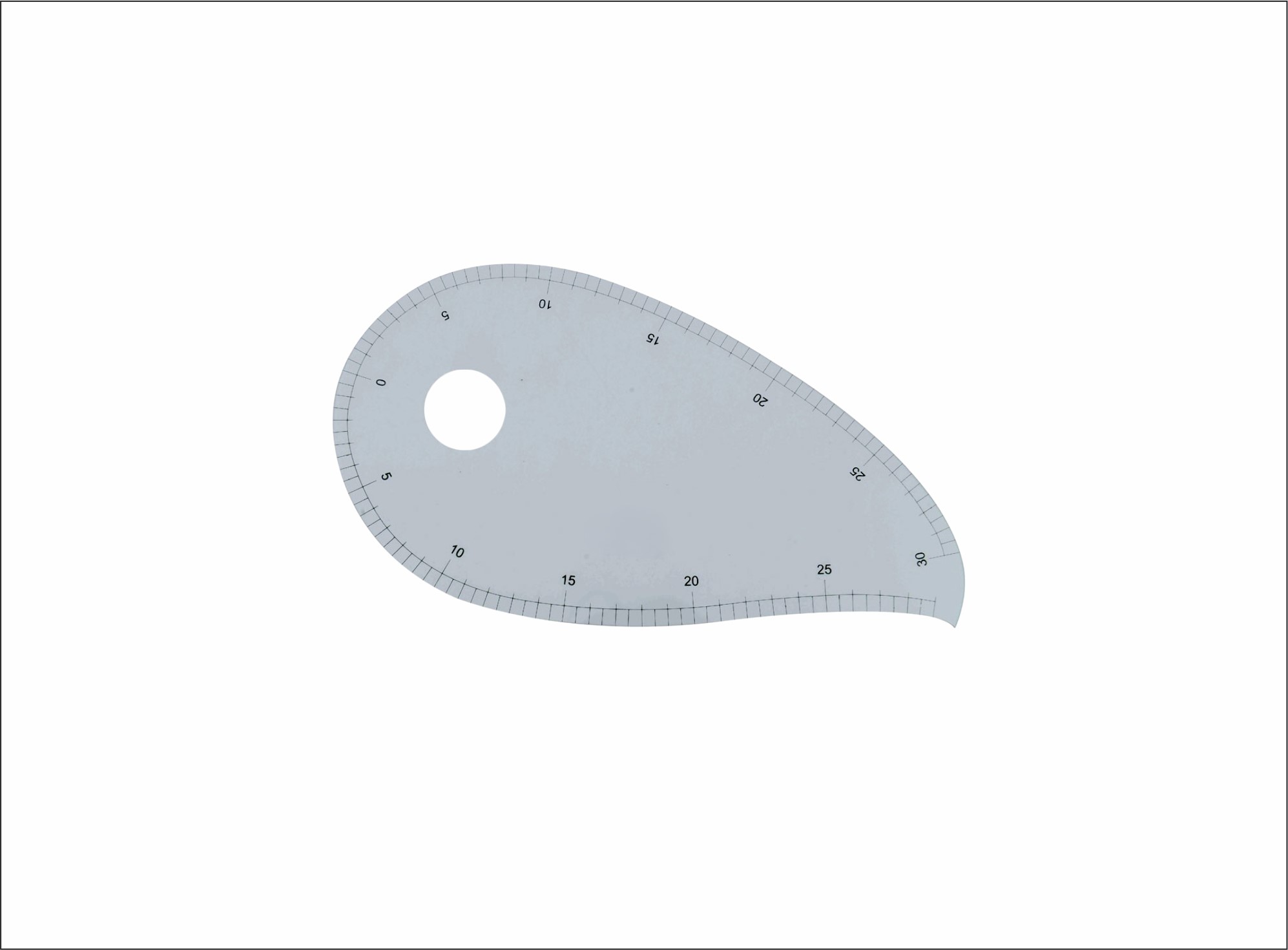 Armhole Curve Tailor's Ruler